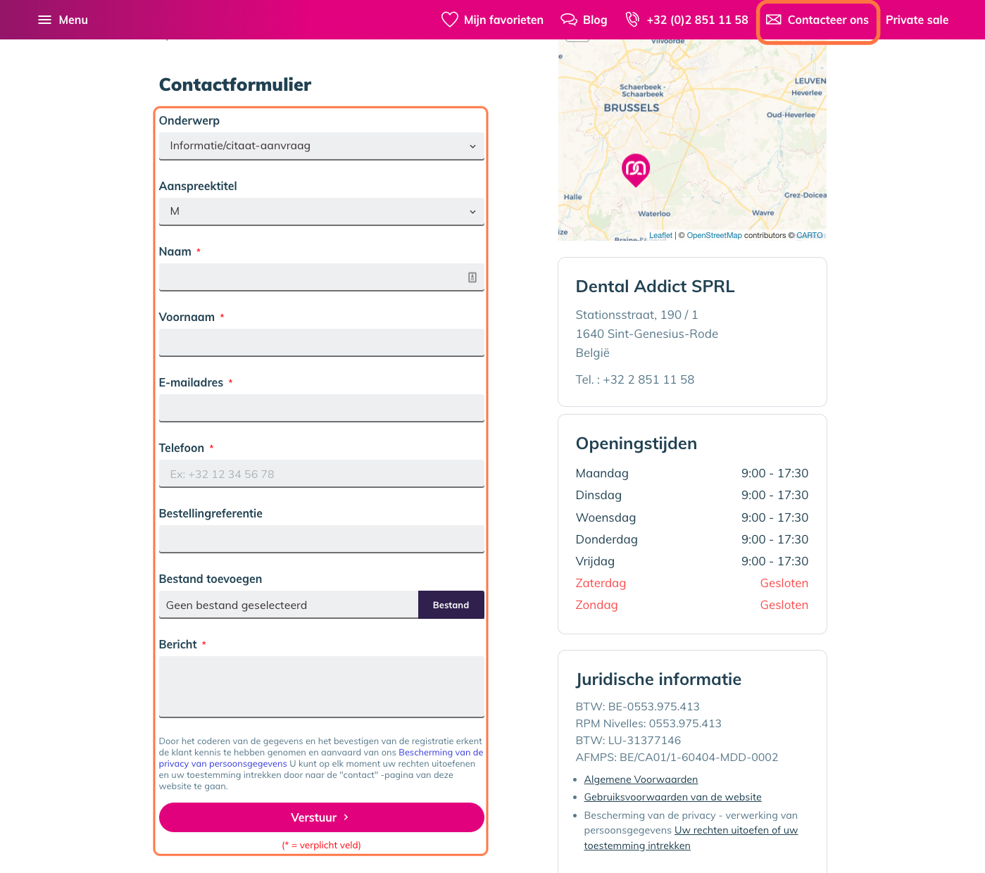 Click on Onderwerp…